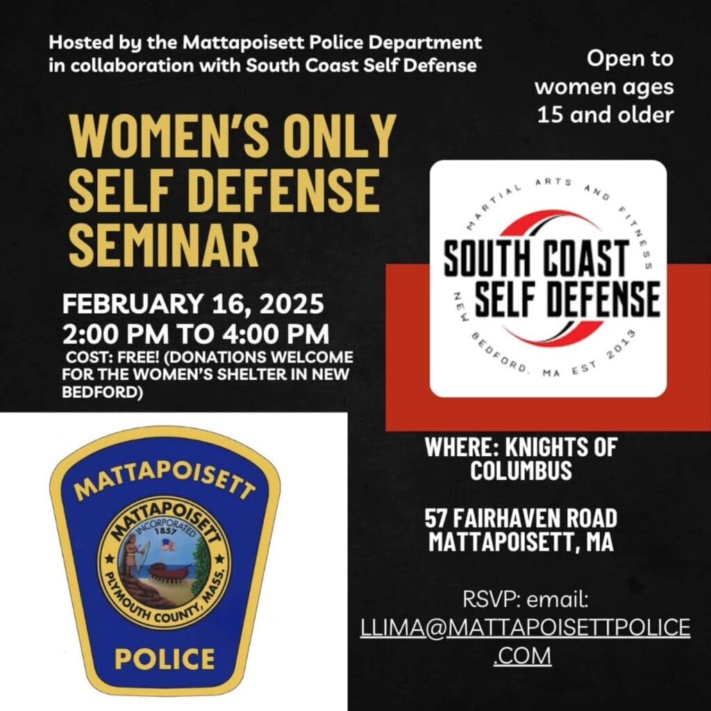 Women’s Only Seminar on February 16, 2025, to benefit the Women’s Center of New Bedford