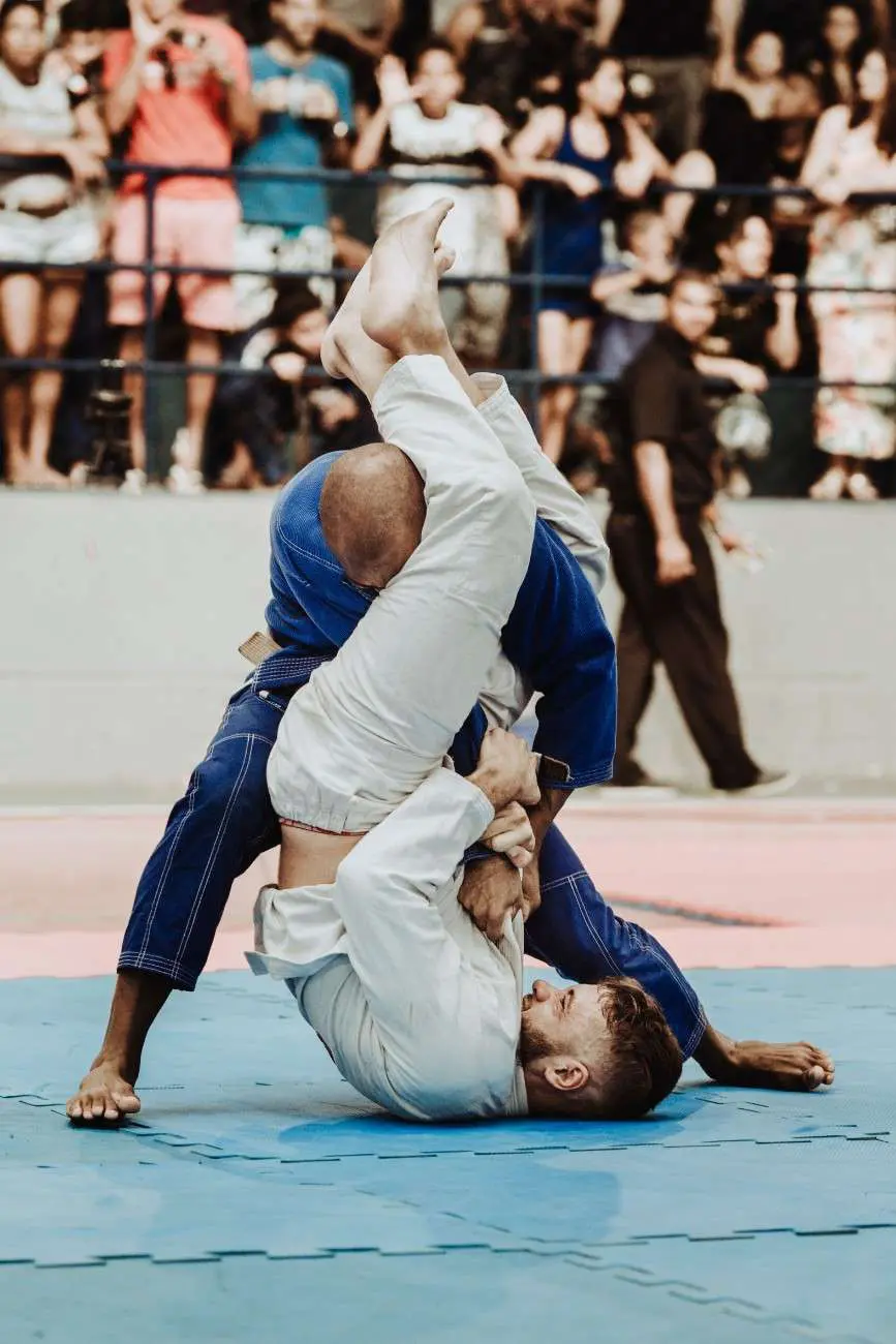 Students showing confidence and discipline through martial arts